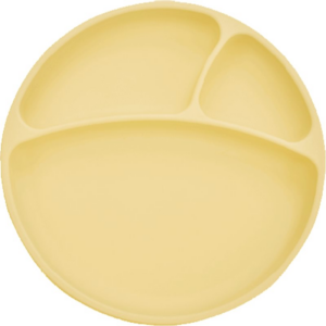 Minikoioi Puzzle Plate Yellow osztott tányér tapadókoronggal 1 db