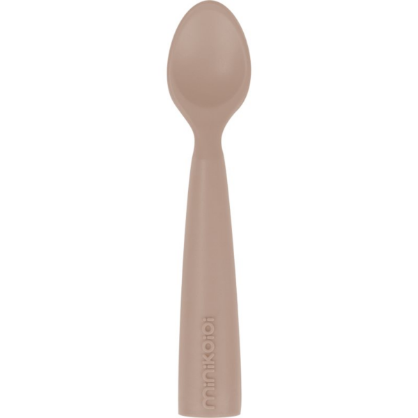 Minikoioi Silicone Spoon kiskanál Bubble Beige 1 db
