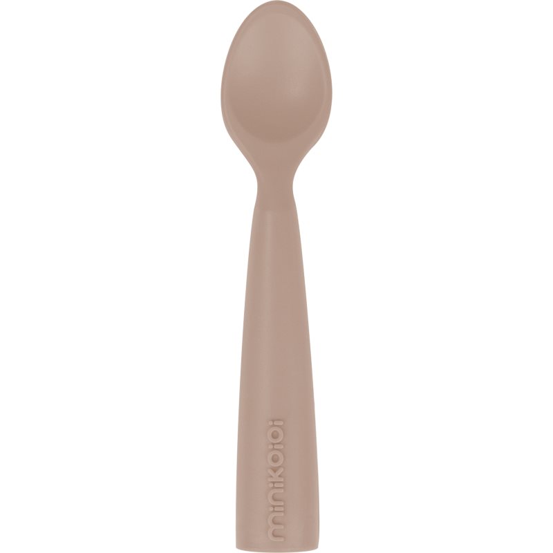 Minikoioi Silicone Spoon kiskanál Bubble Beige 1 db