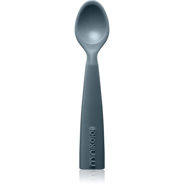 Minikoioi Silicone Spoon kiskanál Deep Blue 1 db