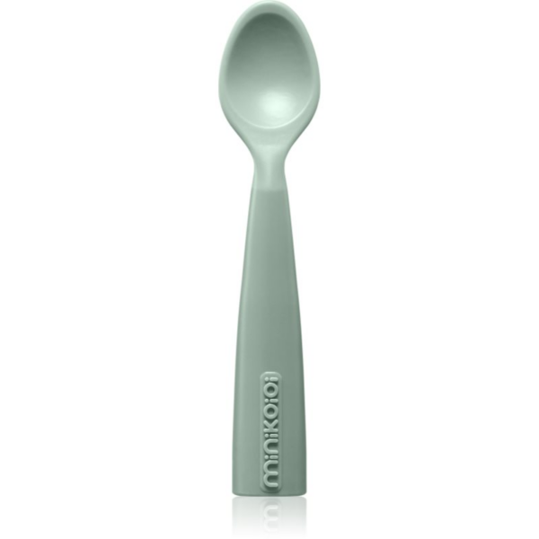 Minikoioi Silicone Spoon kiskanál River Green 1 db