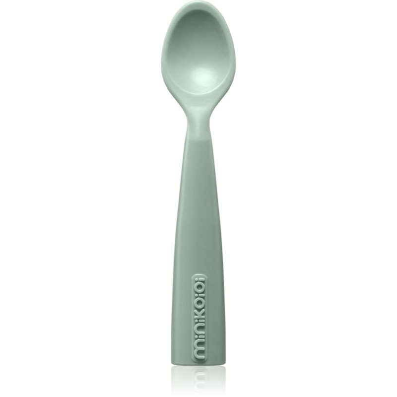 Minikoioi Silicone Spoon kiskanál River Green 1 db