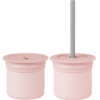 Minikoioi Sip+Snack Set etetőszett gyermekeknek Pinky Pink / Powder Grey 1 db