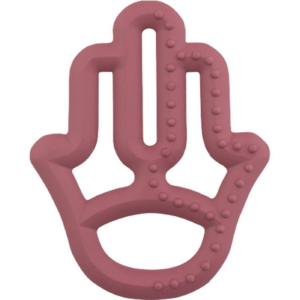 Minikoioi Teether Silicone rágóka 3m+ Rose 1 db