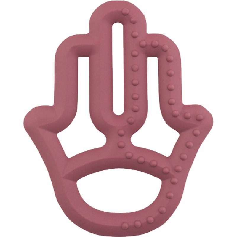 Minikoioi Teether Silicone rágóka 3m+ Rose 1 db