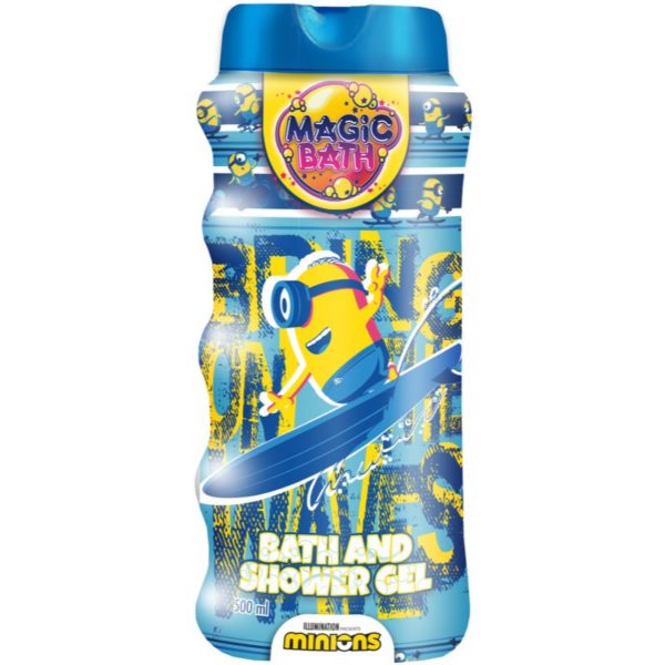 Minions Magic Bath Bath & Shower Gel tusoló- és fürdőgél gyermekeknek 500 ml-Ár