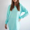 Mint dress with hood