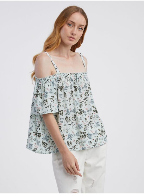 Mint women's floral blouse CAMAIEU - Women's