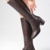 Mio Gusto Courtney Brown Side Zipper