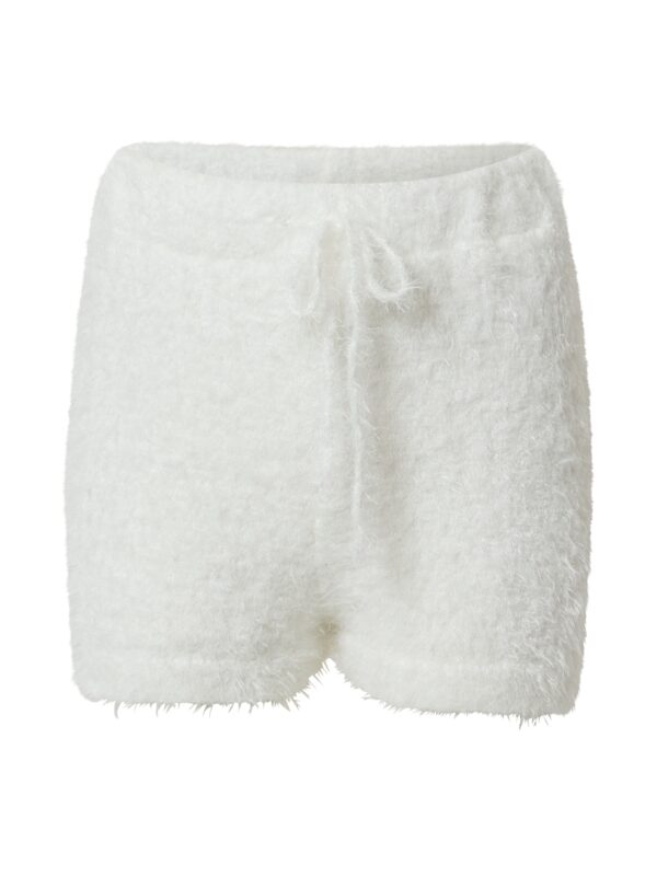 Miss Selfridge Nadrág 'EYELASH'  krém-hu