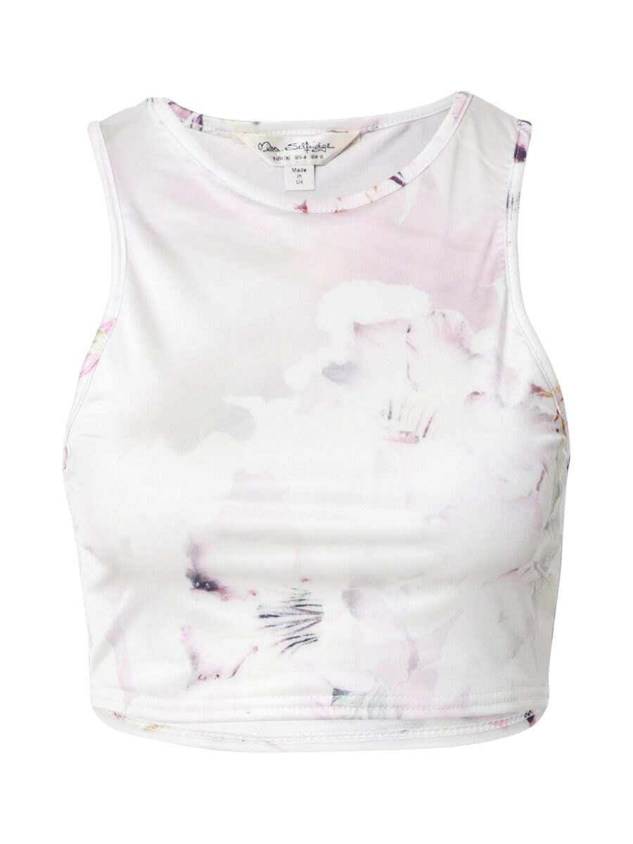Miss Selfridge Top  rózsaszín / fehér-hu
