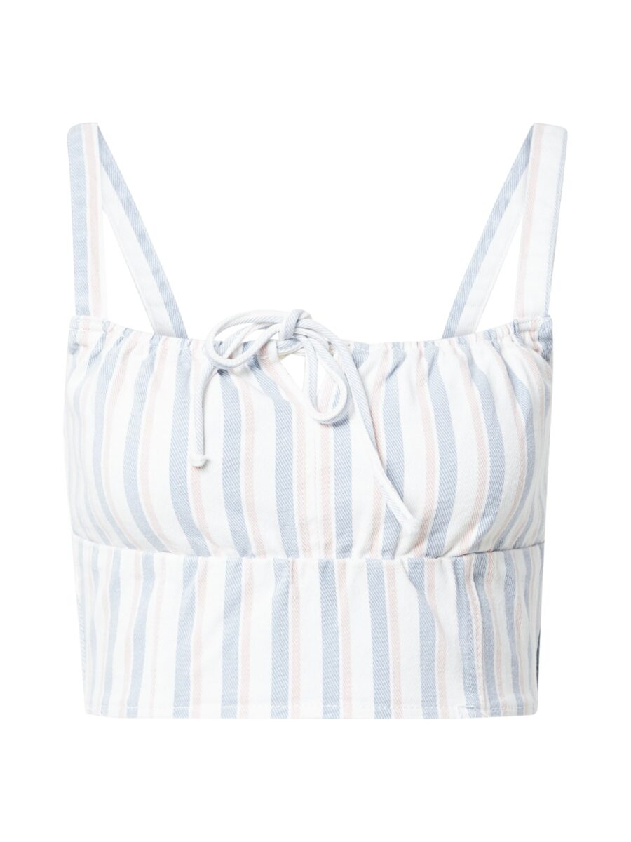 Missguided Top  világoskék / pasztell-rózsaszín / fehér-hu