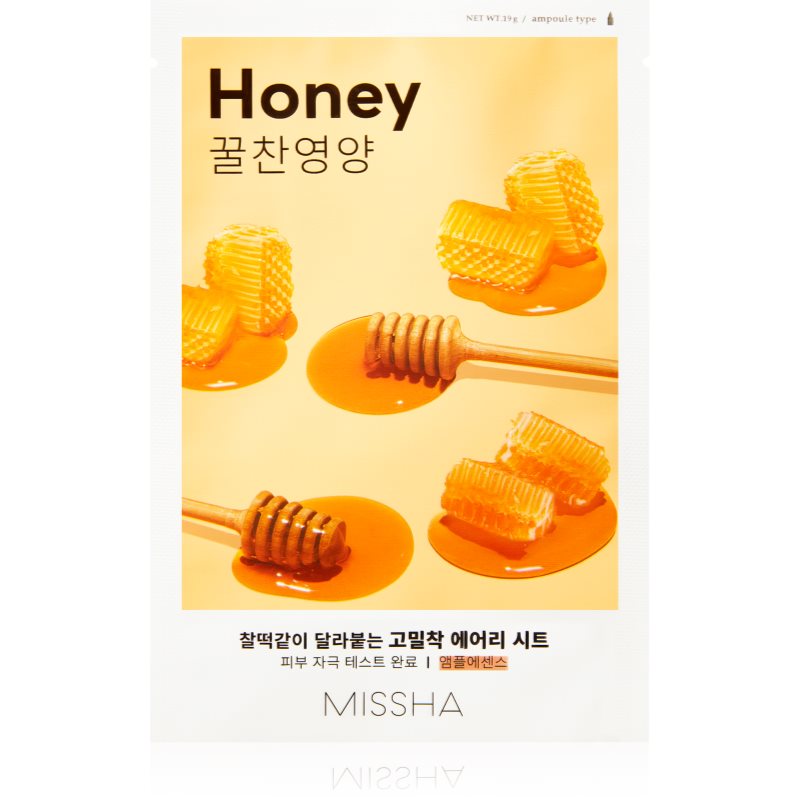 Missha Airy Fit Honey fehérítő gézmaszk 19 g-Eredeti
