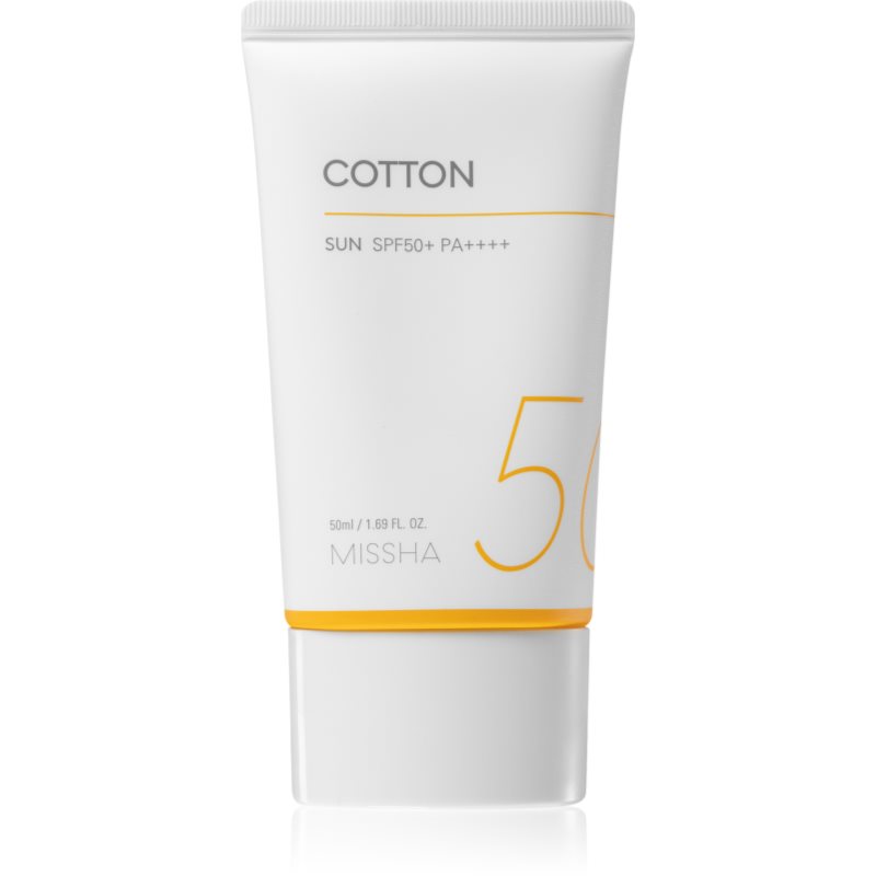 Missha All Around Safe Block Cotton Sun napozó krém SPF50+ az érzékeny és allergiás bőrre 50 ml-Ár