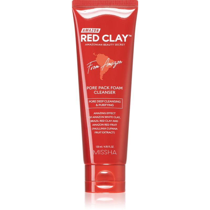 Missha Amazon Red Clay™ mélyisztító hab agyaggal 120 ml-Ár