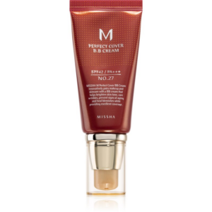 Missha M Perfect Cover BB krém magas UV védelemmel árnyalat No. 27 Honey Beige SPF42/PA+++ 50 ml-Eredeti