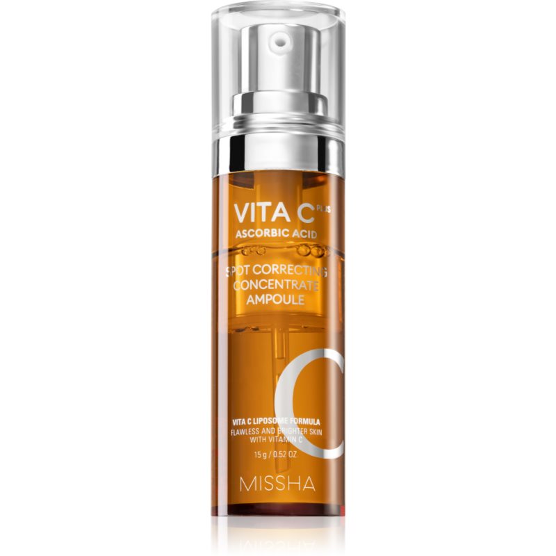 Missha Vita C Plus bőrélénkítő szérum C-vitaminnal a pigment foltok ellen 15 g-Ár