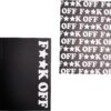 Mister Tee Papíráruk 'Fuck Off'  fekete / fehér-hu