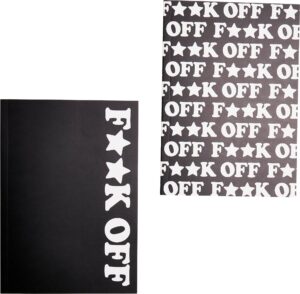 Mister Tee Papíráruk 'Fuck Off'  fekete / fehér-hu
