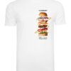 Mister Tee Póló 'A Burger'  vegyes színek / fehér-hu