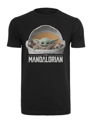 Mister Tee Póló 'Baby Yoda Mandalorian'  világosbarna / szürke / menta / narancs / fekete-hu