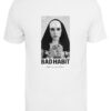 Mister Tee Póló 'Bad Habit'  szürke / sötétszürke / fekete / fehér-hu