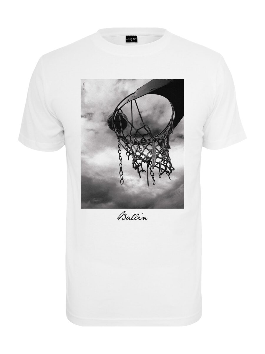 Mister Tee Póló 'Ballin 2.0'  szürke / sötétszürke / fekete / fehér-hu