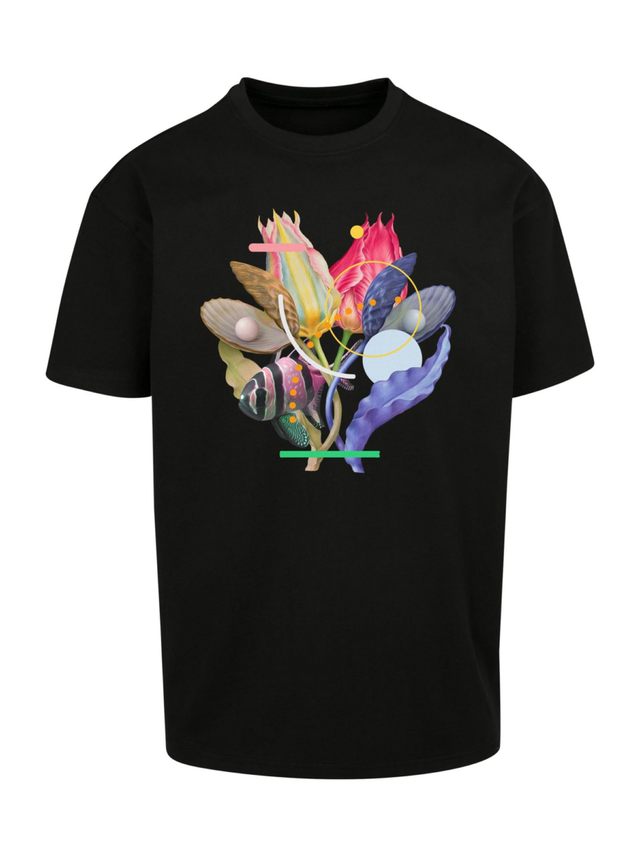 Mister Tee Póló 'Coral'  vegyes színek / fekete-Hungary