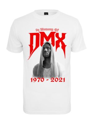 Mister Tee Póló 'DMX Memory'  piros / fekete / fehér-hu