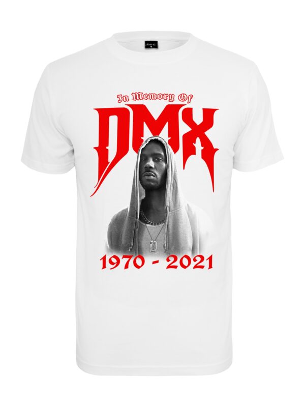 Mister Tee Póló 'DMX Memory'  piros / fekete / fehér-hu
