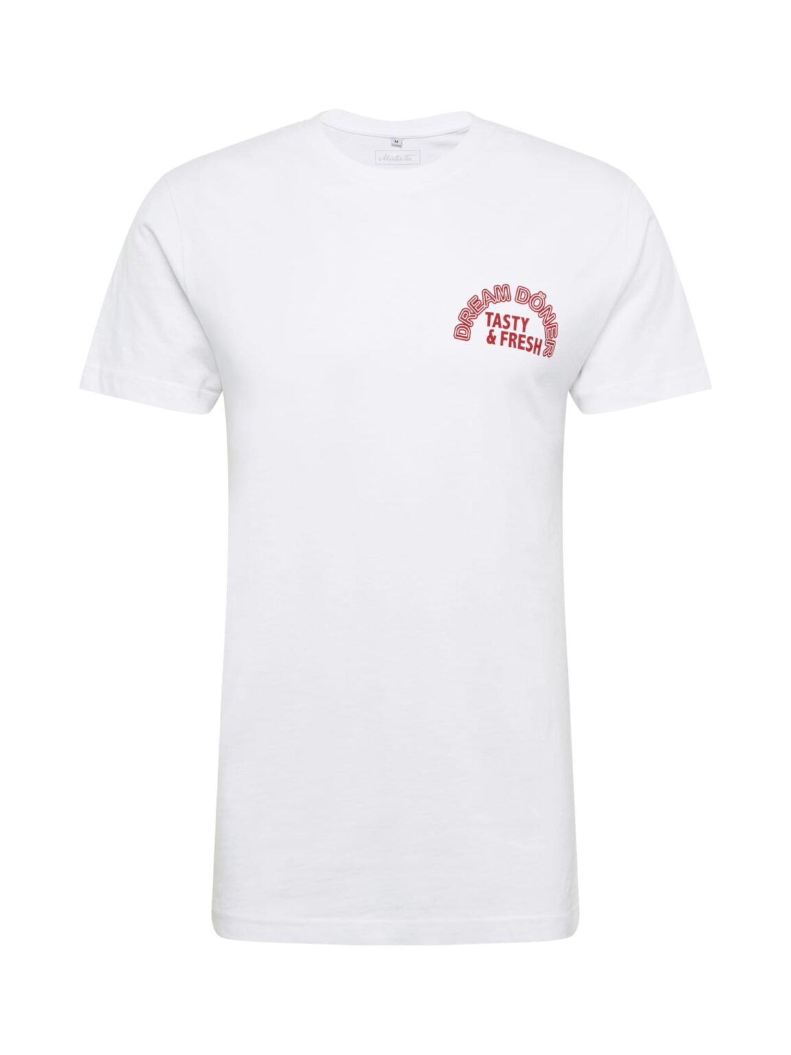 Mister Tee Póló 'Dream Kebab'  rubinvörös / fehér