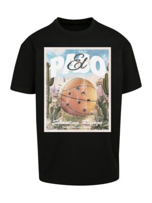 Mister Tee Póló 'El Paso'  világoskék / vegyes színek / pasztellnarancs / fekete-hu