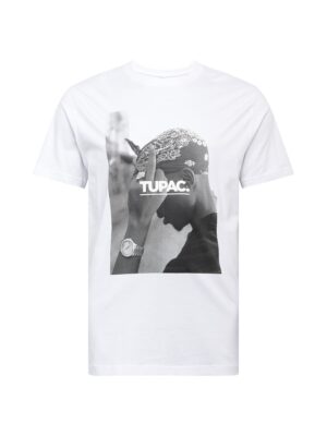 Mister Tee Póló 'F*ck The World'  kő / fekete / fehér