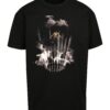 Mister Tee Póló 'Flashing Lights'  taupe / fekete-hu