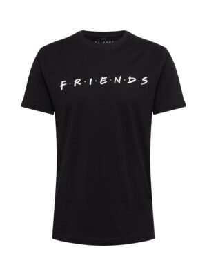 Mister Tee Póló 'Friends'  fekete / fehér
