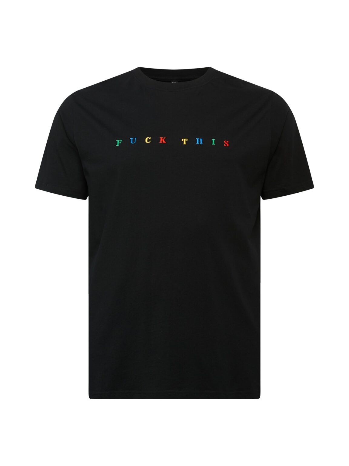 Mister Tee Póló 'Fuck This'  kék / sárga / zöld / piros / fekete
