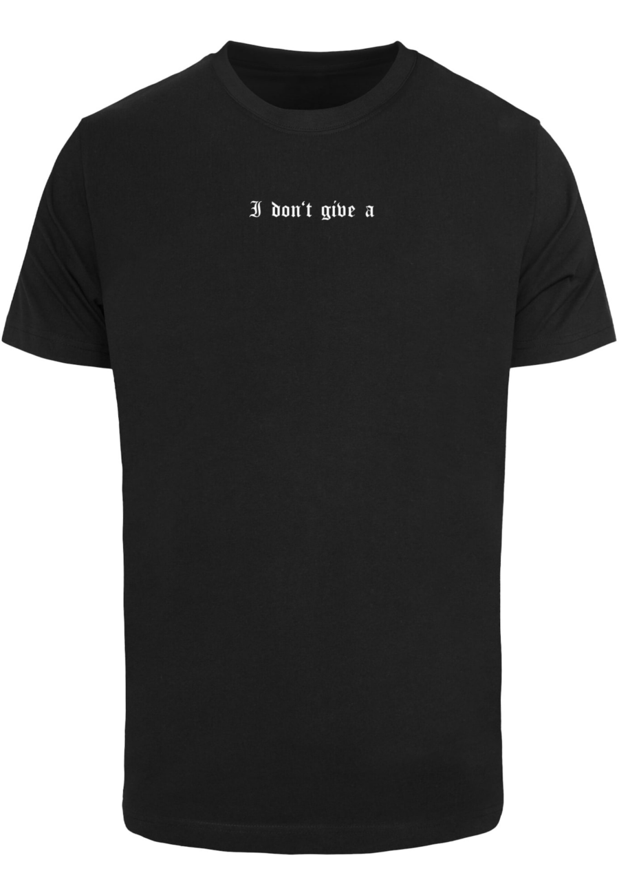 Mister Tee Póló 'I Don't Give A'  fekete / fehér-Ár