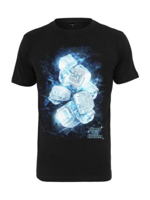 Mister Tee Póló 'Ice Rings'  világoskék / fekete / fehér-hu