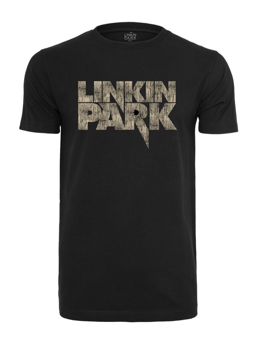 Mister Tee Póló 'Linkin Park'  világos bézs / fekete-hu
