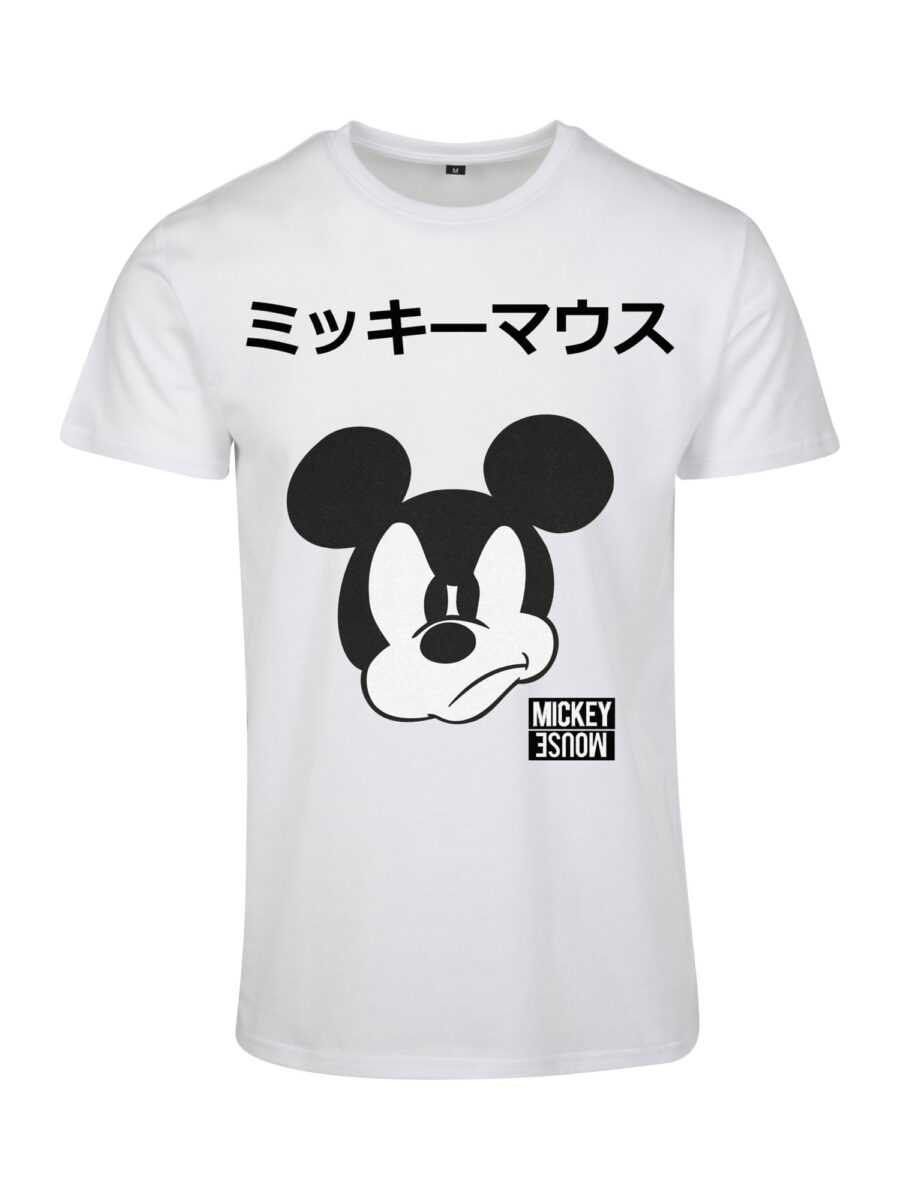 Mister Tee Póló 'Mickey Japanese'  fekete / fehér-hu