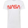 Mister Tee Póló 'NASA Worm'  világos narancs / fehér
