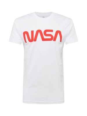 Mister Tee Póló 'NASA Worm'  világos narancs / fehér