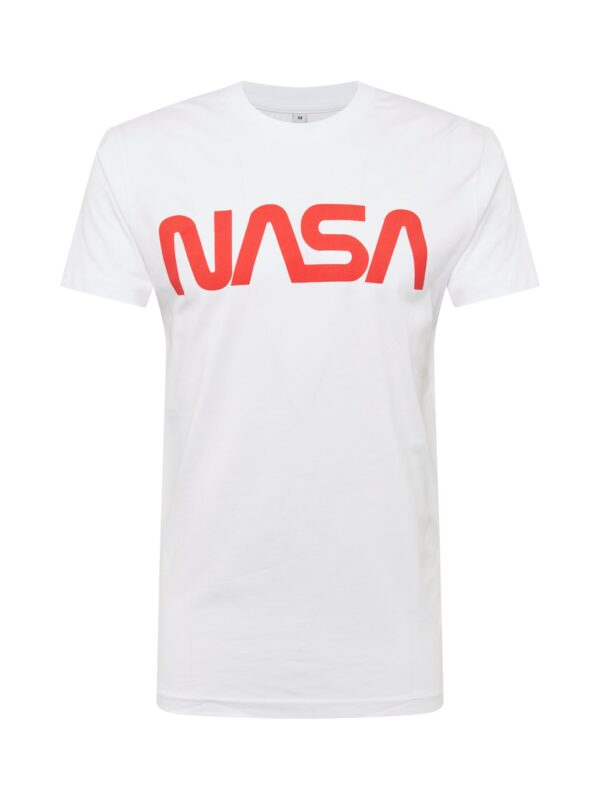 Mister Tee Póló 'NASA Worm'  világos narancs / fehér
