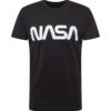 Mister Tee Póló 'Nasa'  fekete / fehér