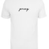 Mister Tee Póló 'Pray'  fekete / fehér-hu