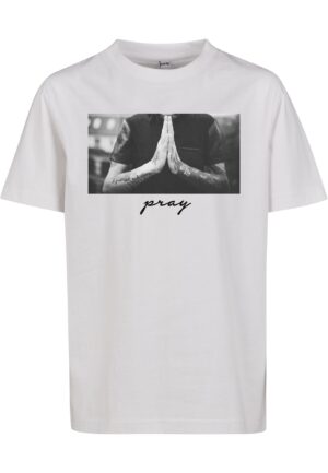 Mister Tee Póló 'Pray'  szürke / sötétszürke / fekete / piszkosfehér-hu