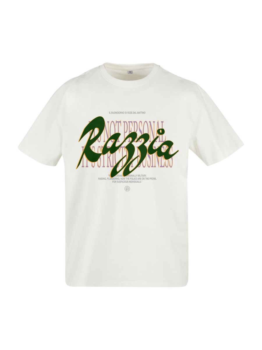 Mister Tee Póló 'Razzia'  sárga / sötétzöld / világoslila / fehér-Hungary