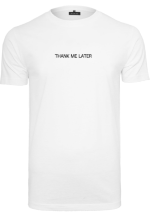 Mister Tee Póló 'Thank Me Later'  fekete / fehér-Ár