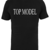 Mister Tee Póló 'Top Model'  fekete / fehér-Hungary