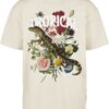 Mister Tee Póló 'Tropical'  zöld / rózsaszín / merlot / fehér-hu